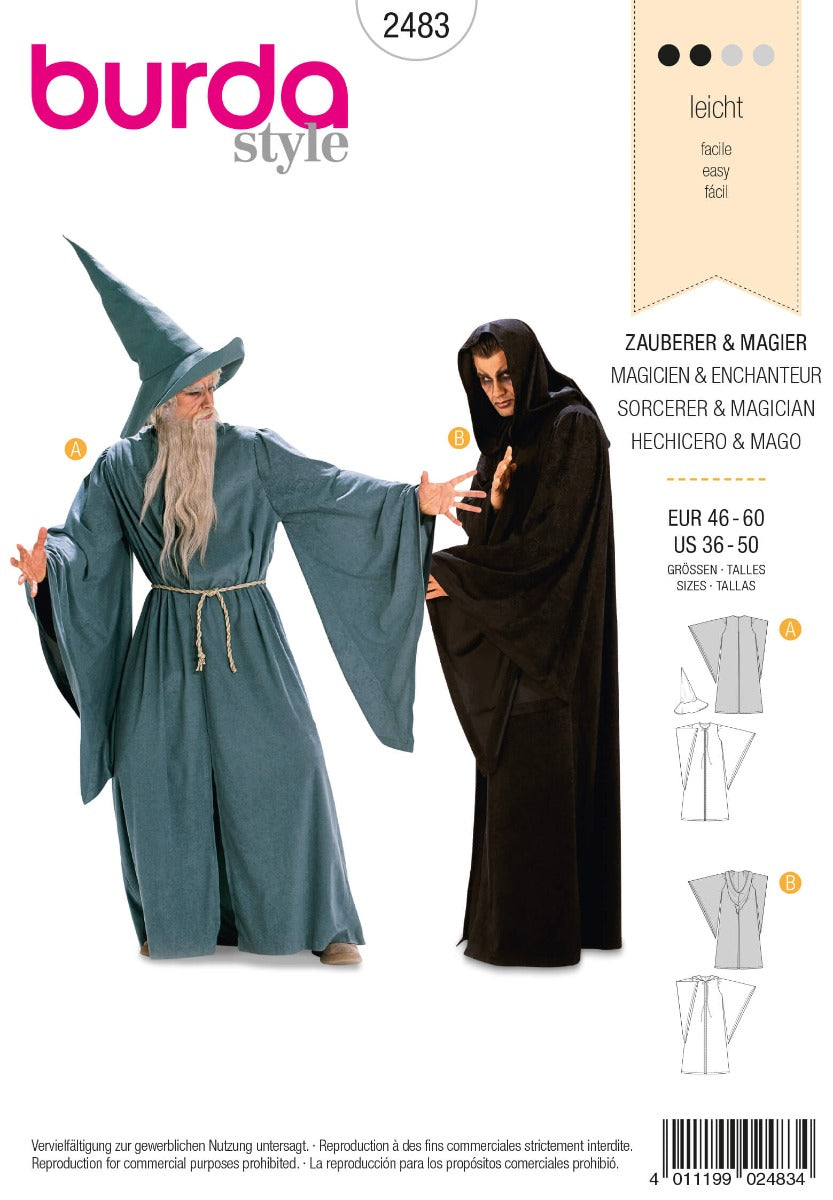 Schnittmuster Burda 2483 Mago - Ribes y Casals