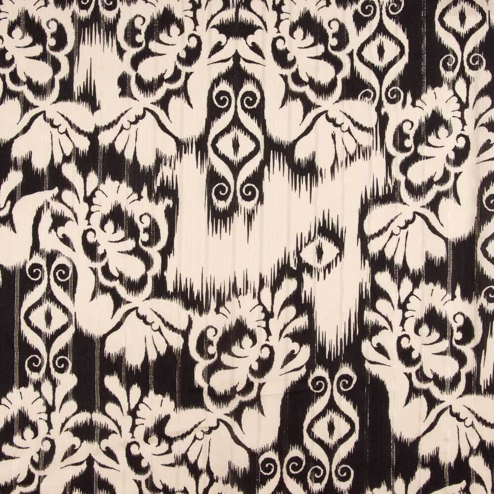 Viskose-Voile mit Lurex-Ikat-Muster „Elegance“ - Ribes y Casals
