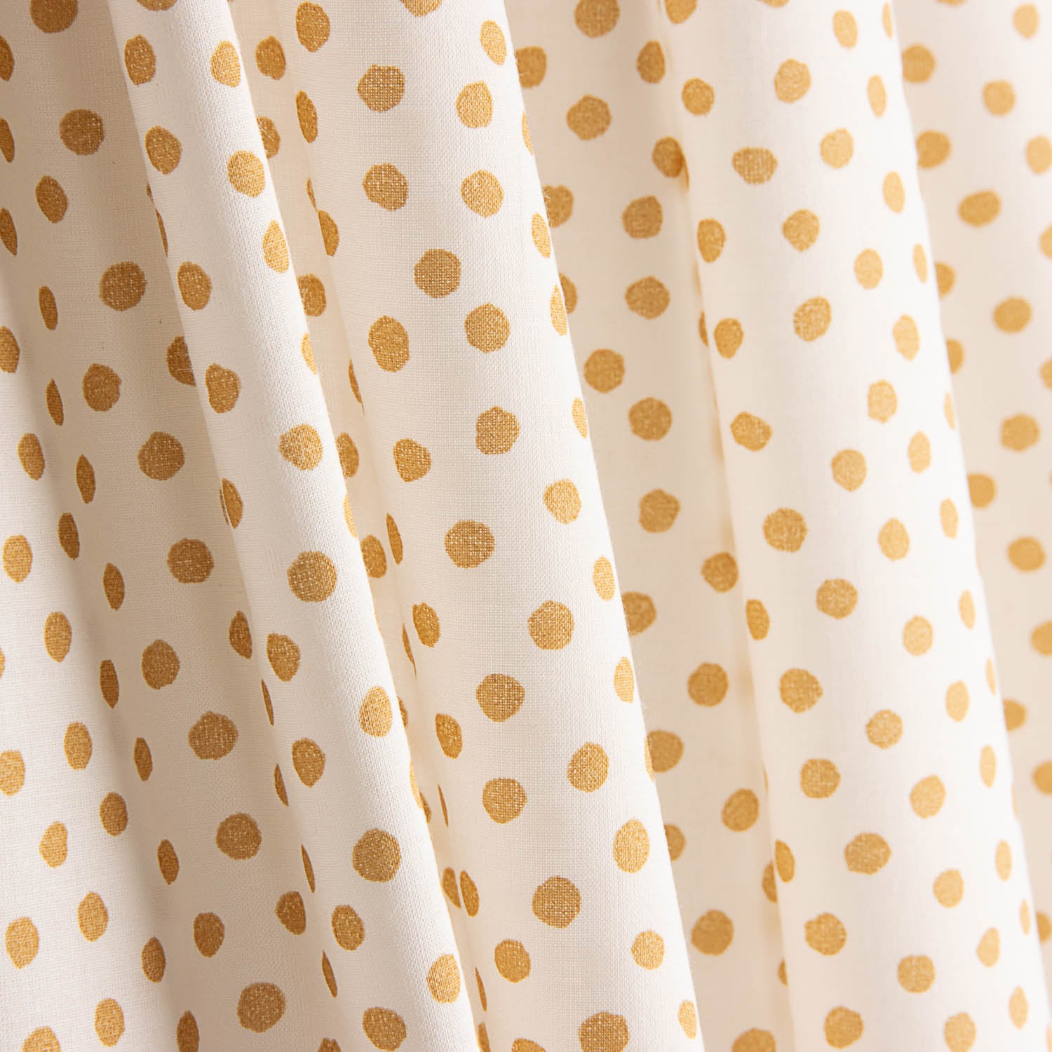 Senfgelbe Baumwollpopeline Micro Knitted Mustard - Ribes y Casals