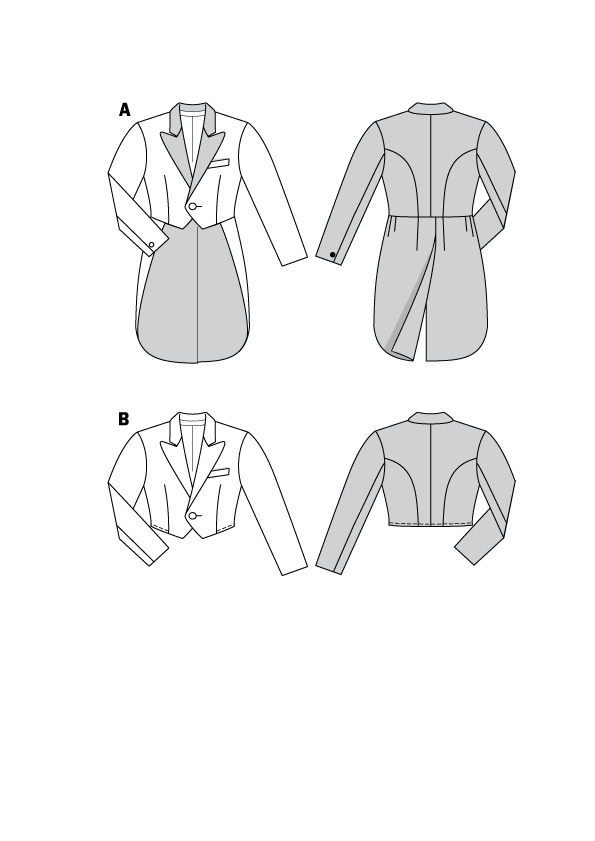 Schnittmuster Burda 2530 Gentleman - Ribes y Casals