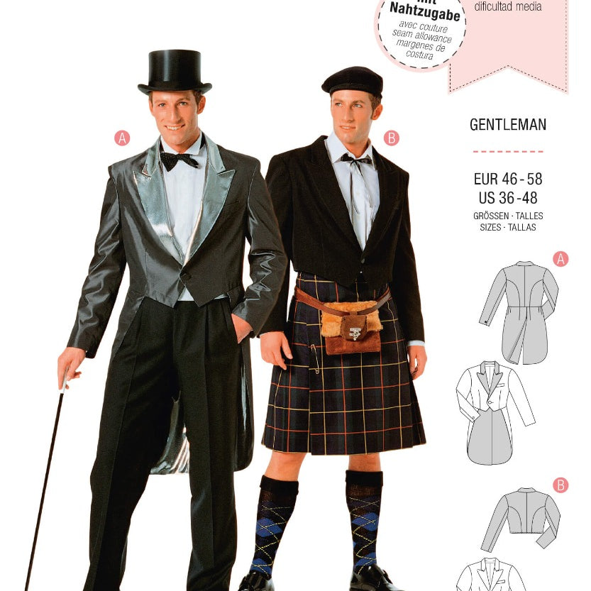 Schnittmuster Burda 2530 Gentleman - Ribes y Casals