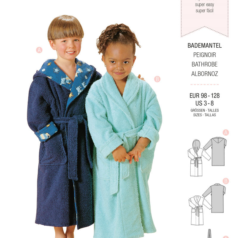 Burda Schnittmuster 2662 Bademantel - Ribes y Casals