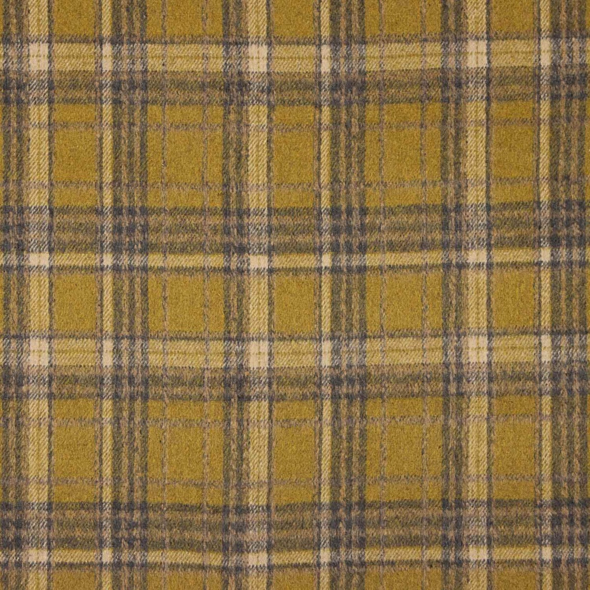 Loden Polyester Kariert Senf - Ribes y Casals