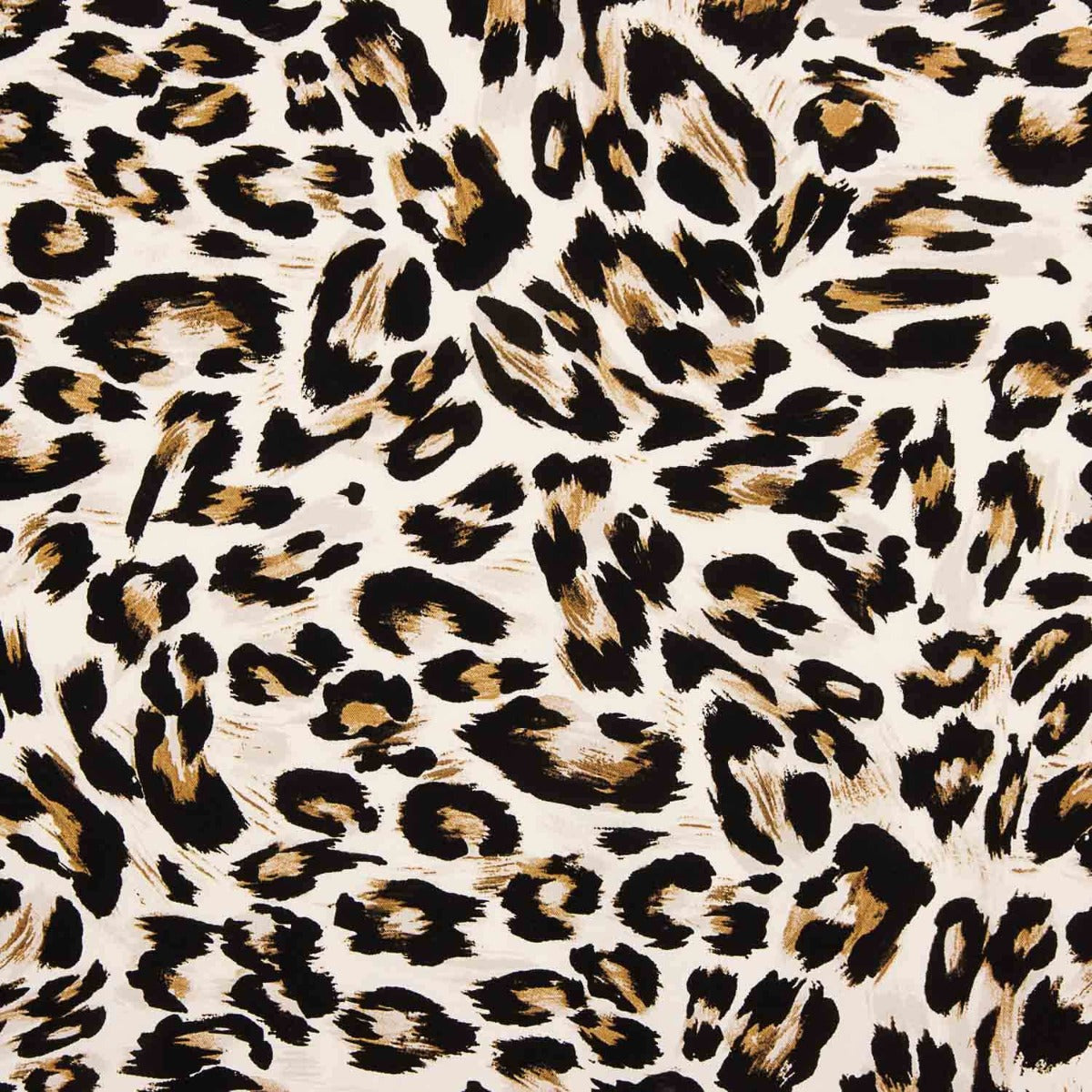 Stretch-Viskose Tierprint Leopard - Ribes y Casals