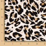 Stretch-Viskose Tierprint Leopard - Ribes y Casals