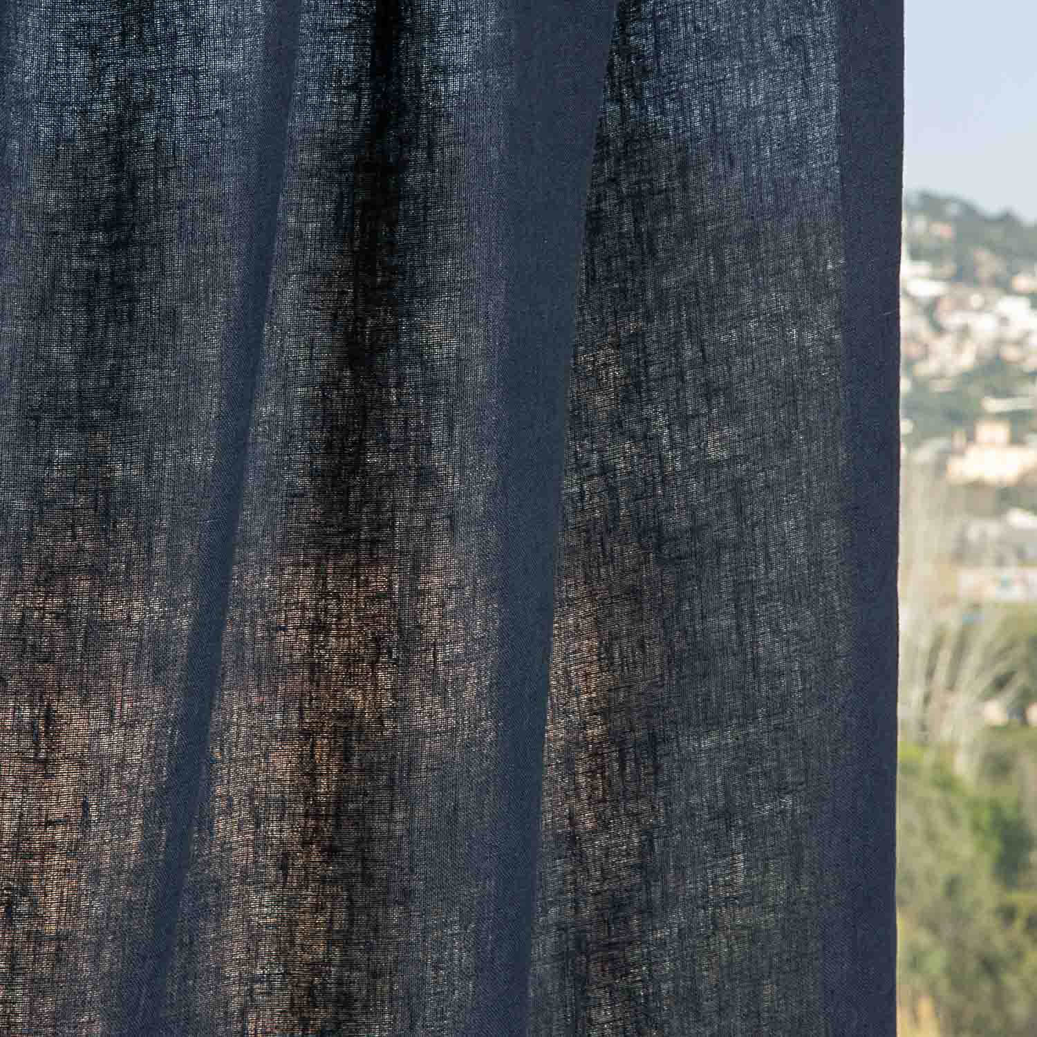 100 % Leinen, Marineblau – Breite 300 cm - Ribes y Casals