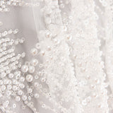 Brautkleid aus weißem Tüll mit Perlenstickerei und Farbverlauf – Elegance - Ribes y Casals
