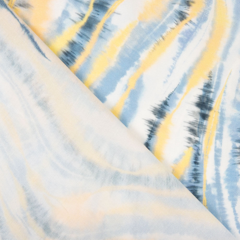 Viskose Tye-Dye Blau - Ribes y Casals