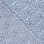 Restposten Popeline aus Baumwolle mit kleinem Blumenmuster in Blau – verschiedene Maße x Breite 150 cm - Ribes y Casals