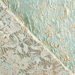 Abstrakter Brokat in Aquamarin und Gold - Ribes y Casals
