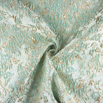 Abstrakter Brokat in Aquamarin und Gold - Ribes y Casals