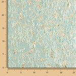 Abstrakter Brokat in Aquamarin und Gold - Ribes y Casals