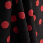 Koshibo Polka Dots 15mm Schwarz-Rot - Ribes y Casals