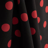 Koshibo Polka Dots 15mm Schwarz-Rot - Ribes y Casals
