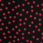Koshibo Polka Dots 15mm Schwarz-Rot - Ribes y Casals