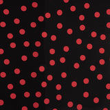 Koshibo Polka Dots 15mm Schwarz-Rot - Ribes y Casals