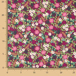 Bordeaux Garden Popeline Popeline - Verschiedene Größen x Breite von 150 cm - Ribes y Casals