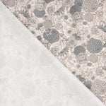 Vintage Floral Baumwolle Popeline Grau - Ribes y Casals