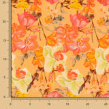 Krepp Viskose Mohn Orange - Ribes y Casals
