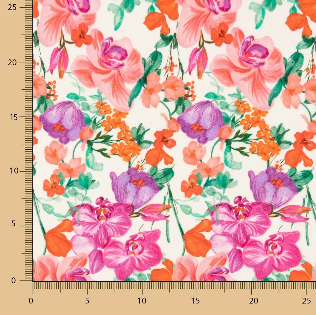 Mohn-Viskose-Krepp Ecru - Ribes y Casals