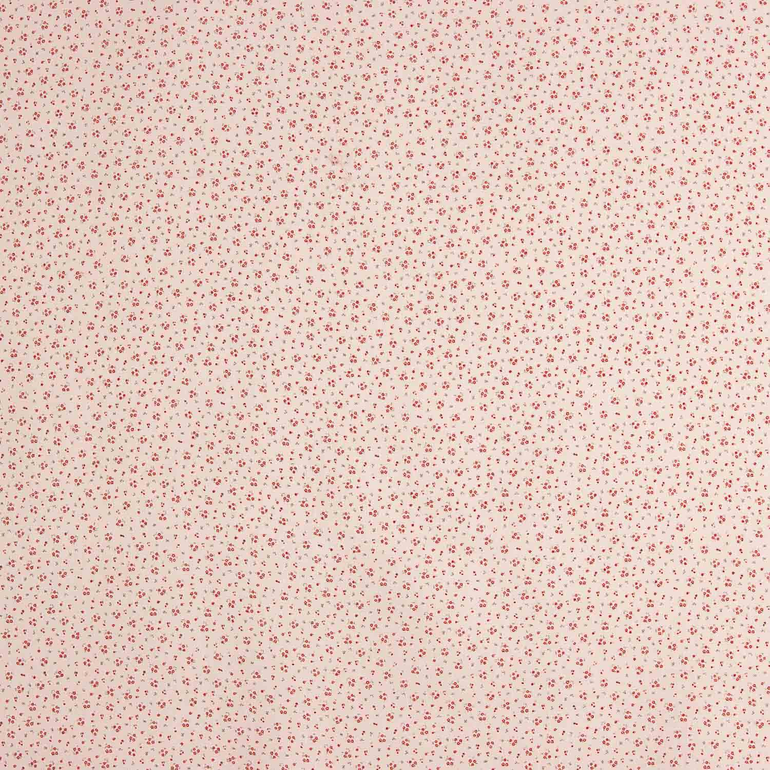 Popeline Cotton Micro Floral Cotton Popeline Powder Pink - Ribes y Casals