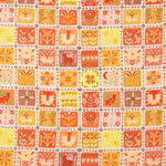 Voile Viskose Mosaik Koralle - Ribes y Casals