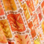 Voile Viskose Mosaik Koralle - Ribes y Casals