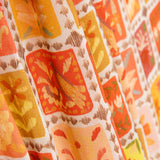 Voile Viskose Mosaik Koralle - Ribes y Casals