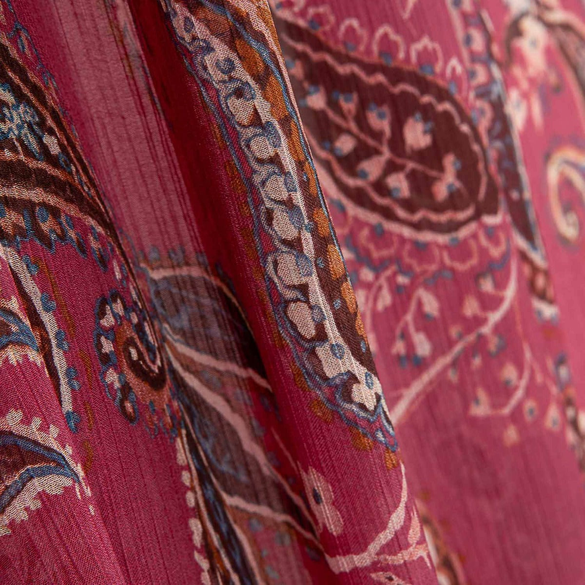 Bambula Polyester Cachemire Erdbeere - Ribes y Casals