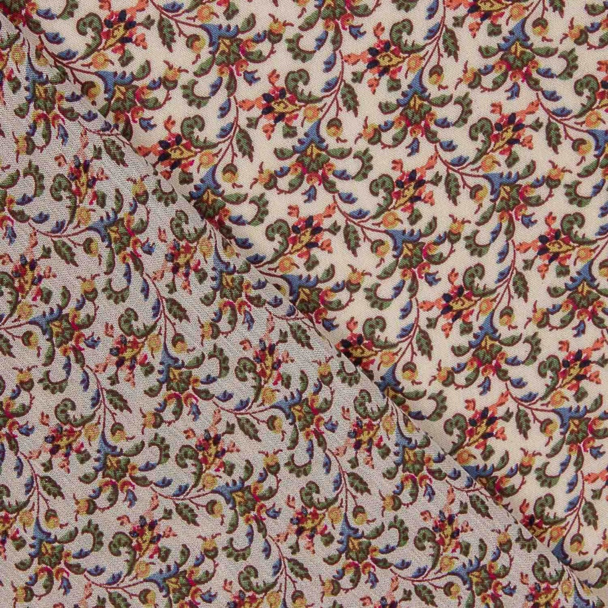 Retal Viscose Mni Flor Beige - Verschiedene Größen x Breite 140 cm - Ribes y Casals