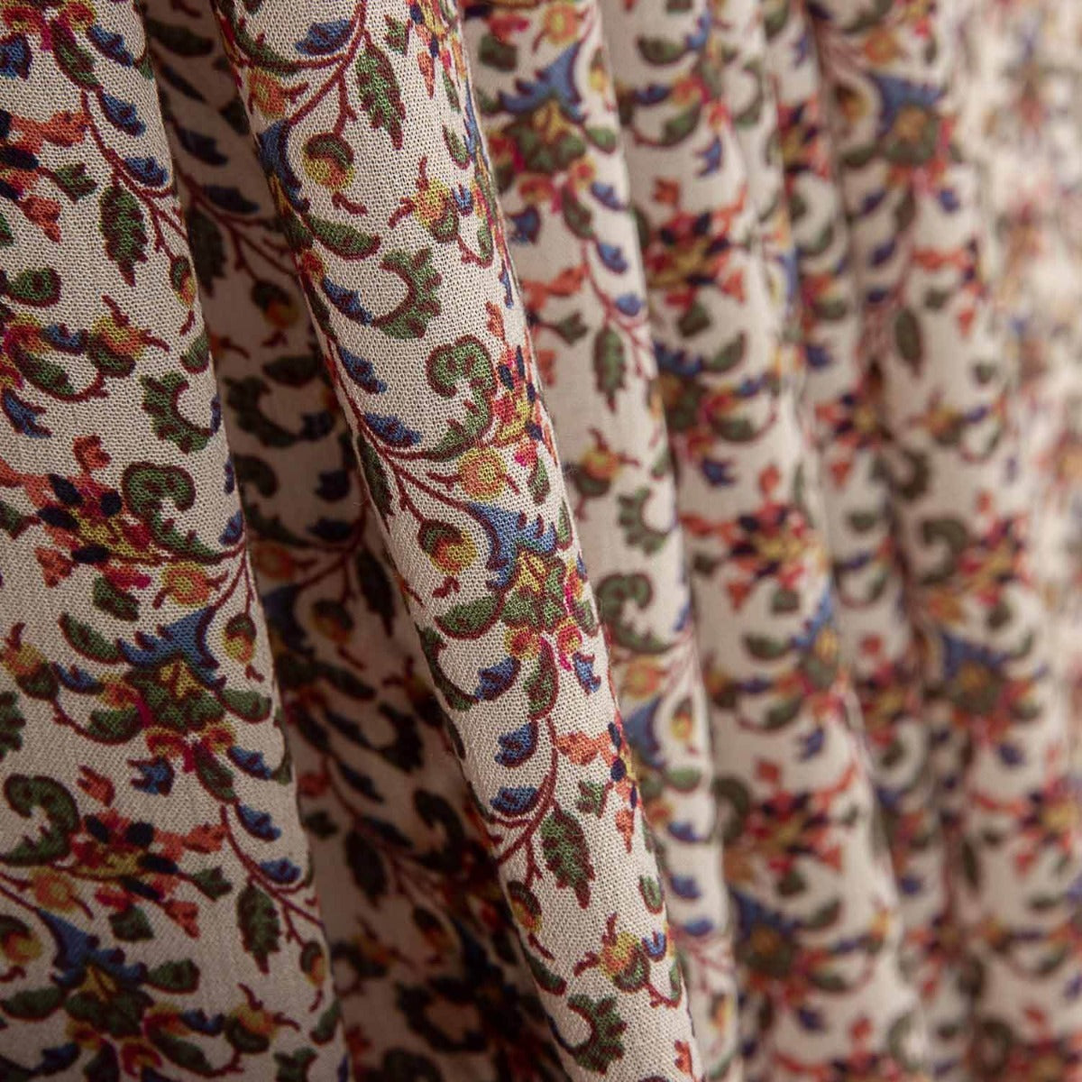 Retal Viscose Mni Flor Beige - Verschiedene Größen x Breite 140 cm - Ribes y Casals
