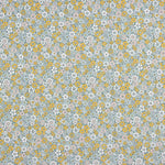 Vintage Senf Baumwolle Popeline Baumwolle Vlies Vintage Blumen - mit Breite 145 cm - Ribes y Casals