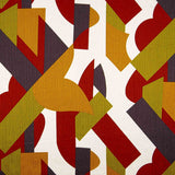 Satin Polyester Geometrisch Kupfer - Ribes y Casals