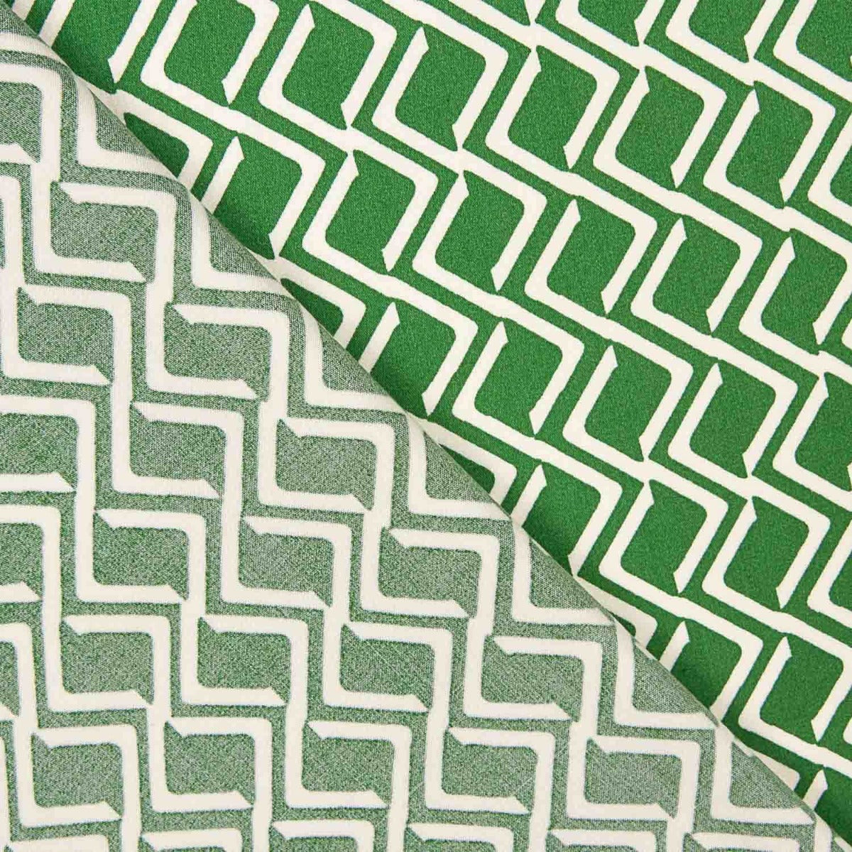 Geometrisch Viskose Grün - Ribes y Casals