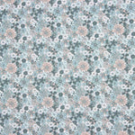 Vintage Wasser Grün Baumwolle Popeline Popeline Blumen Wasser Grün 110 x 145 cm - Ribes y Casals