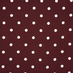 Polyester Krepp gepunktet Maroon - Ribes y Casals
