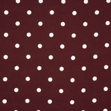 Polyester Krepp gepunktet Maroon - Ribes y Casals