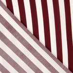 Polyester Krepp Kastanienbraun gestreift - Ribes y Casals