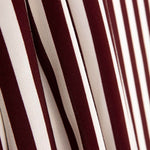 Polyester Krepp Kastanienbraun gestreift - Ribes y Casals