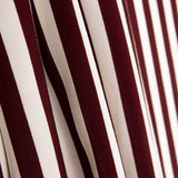 Polyester Krepp Kastanienbraun gestreift - Ribes y Casals
