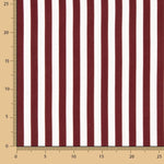 Polyester Krepp Kastanienbraun gestreift - Ribes y Casals
