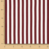 Polyester Krepp Kastanienbraun gestreift - Ribes y Casals