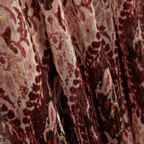 Bambula Lurex Polyester Ethnisch Granat - Ribes y Casals
