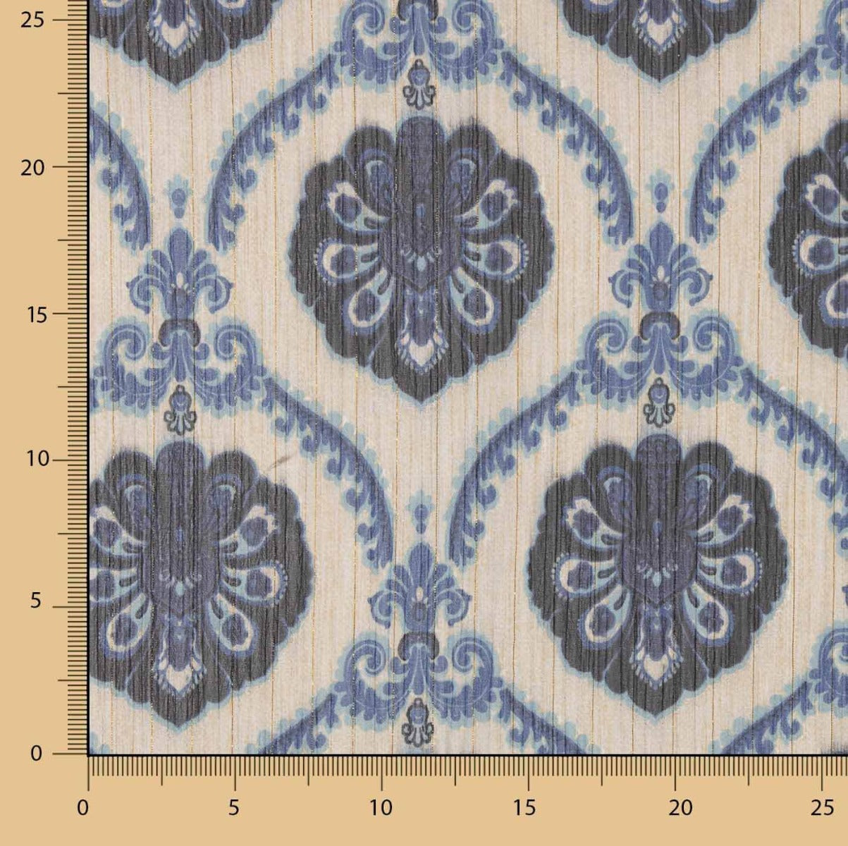 Bambula Lurex-Polstermöbel Blau - Ribes y Casals
