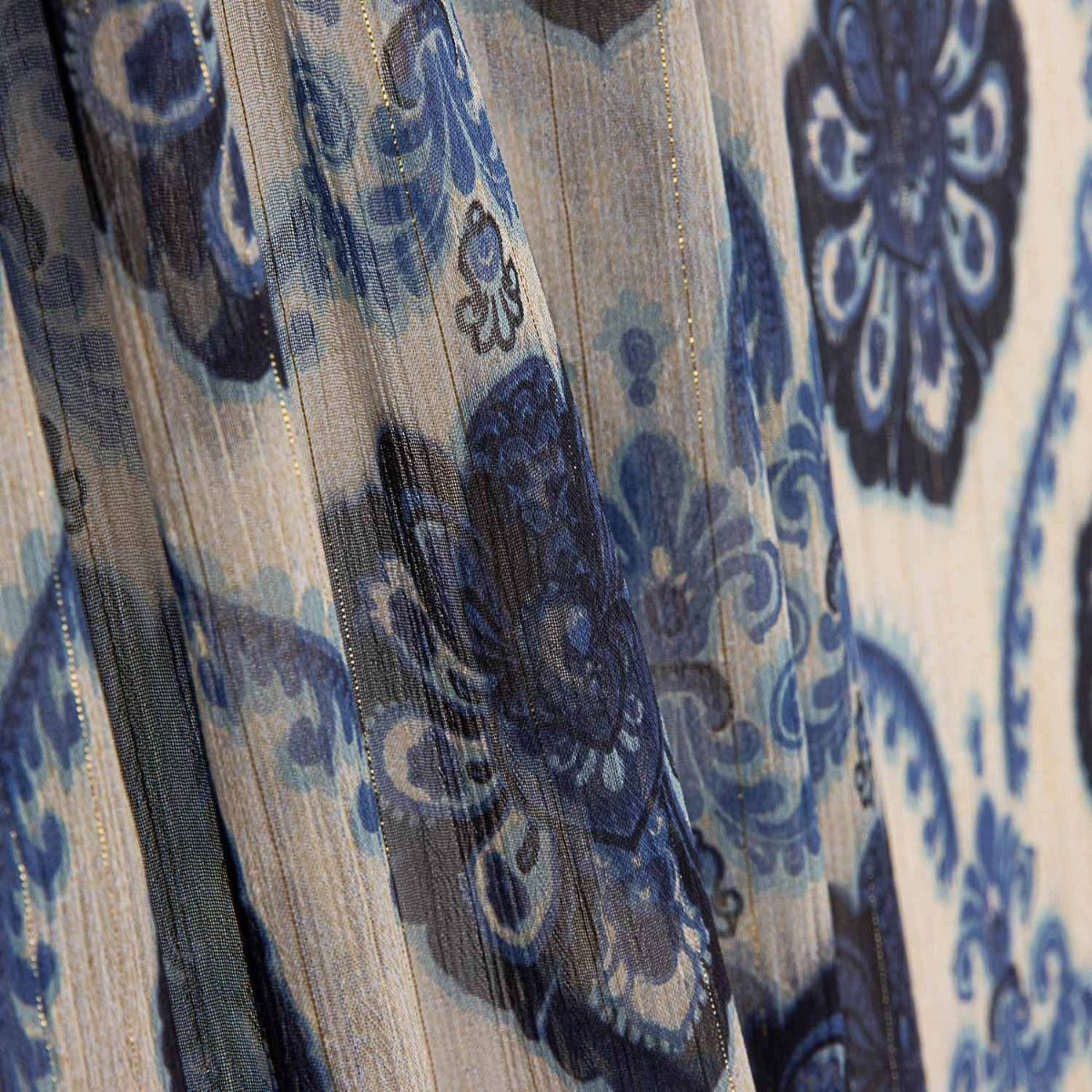 Bambula Lurex-Polstermöbel Blau - Ribes y Casals