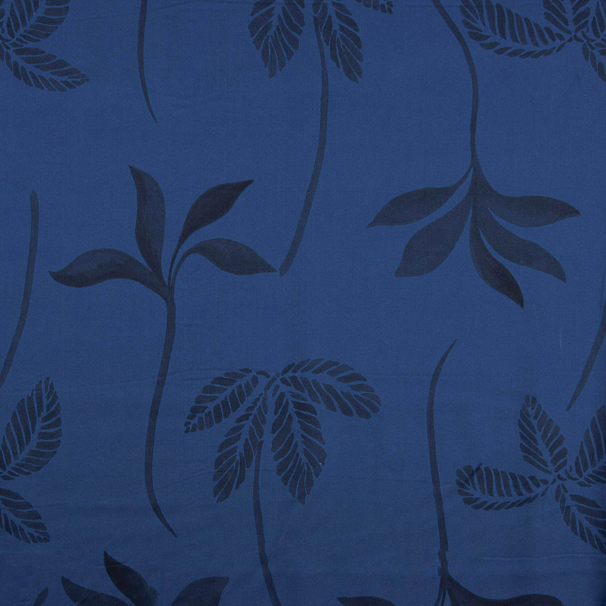 Satin-Viskose-Farbton Blume Blau - Ribes y Casals
