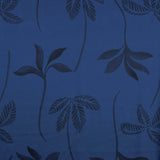 Satin-Viskose-Farbton Blume Blau - Ribes y Casals