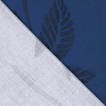 Satin-Viskose-Farbton Blume Blau - Ribes y Casals