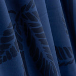 Satin-Viskose-Farbton Blume Blau - Ribes y Casals