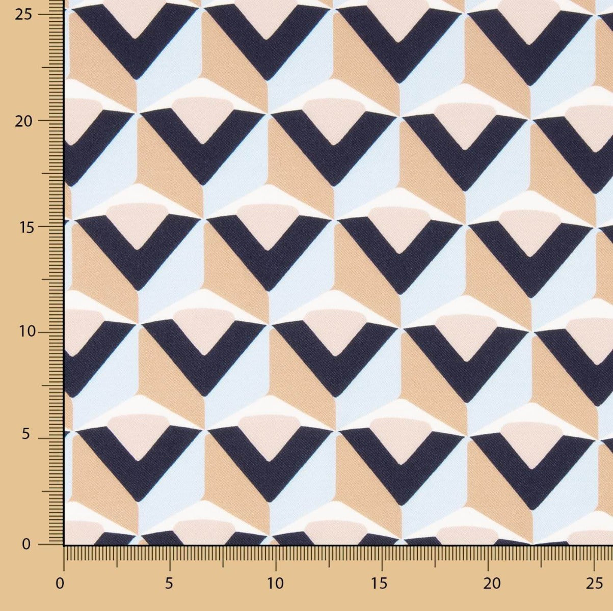 Twill Viskose Retro Farben - Ribes y Casals
